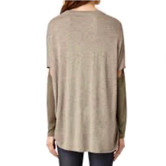 ALLSAINTS WAVE VI Top Tee Long Open Sleeve - Picture 10 of 11